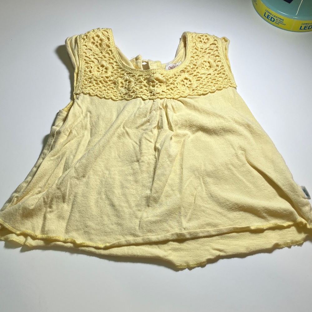 OshKosh B'gosh Sunny Yellow Crochet Top